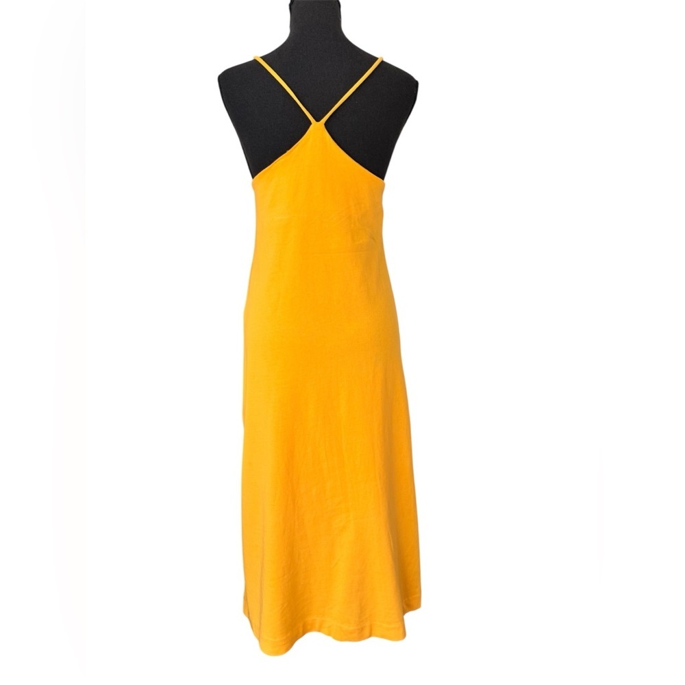 Zara Orange/Yellow Spaghetti Strap Dress, Size M - Picture 3 of 7